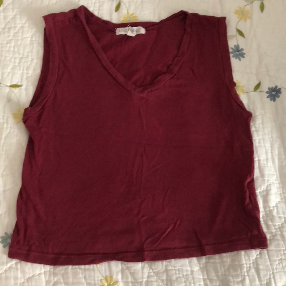 Maroon Tank top